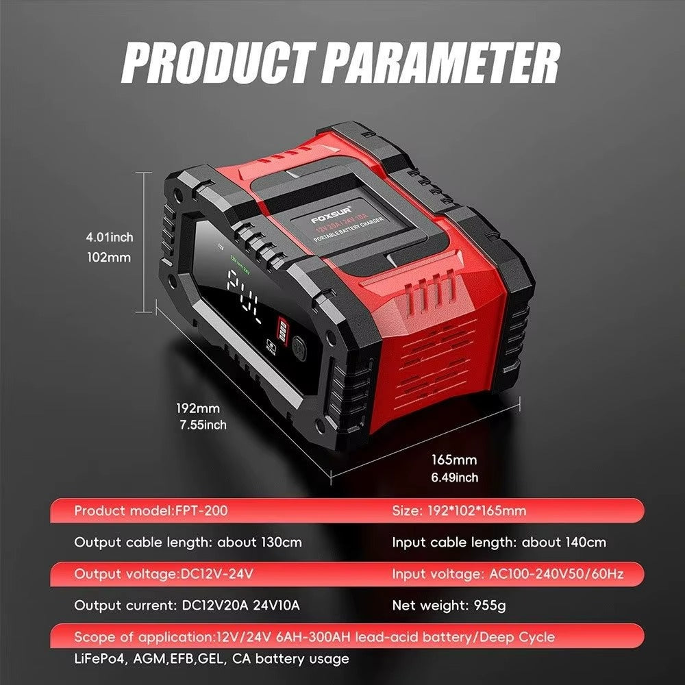 600A Portable Car Jump Starter & Power Bank