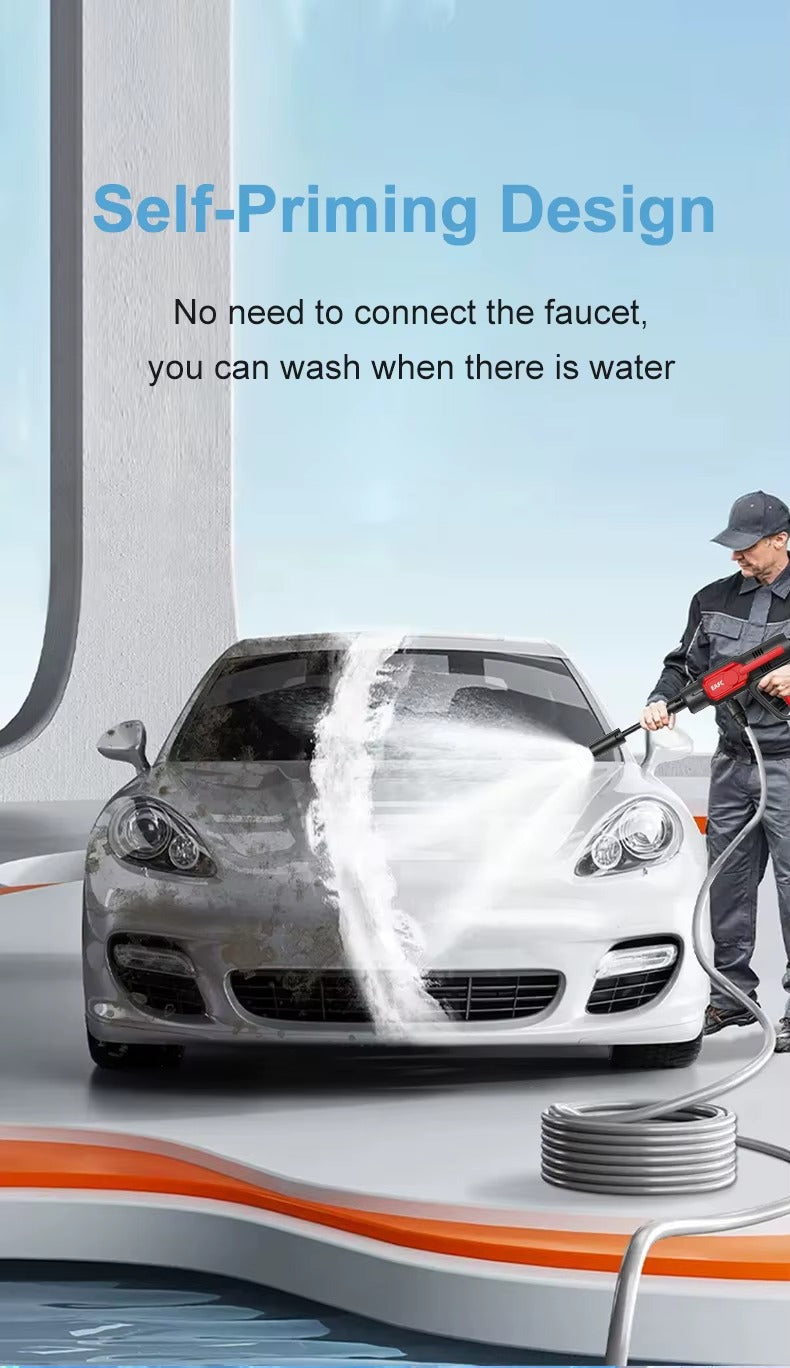 Cordless High-Pressure Car Washer with Brushless Motor (100 Bar)