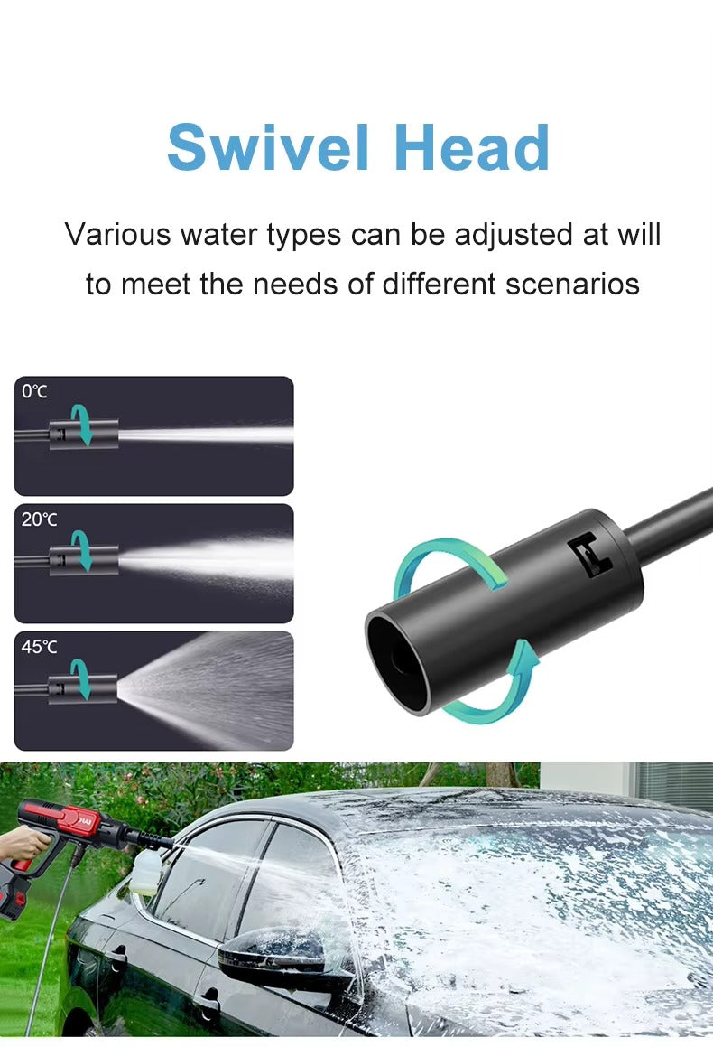 Cordless High-Pressure Car Washer with Brushless Motor (100 Bar)