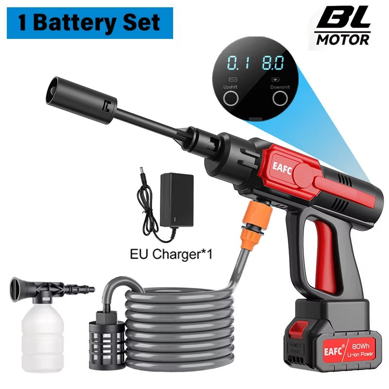 Cordless High-Pressure Car Washer with Brushless Motor (100 Bar)
