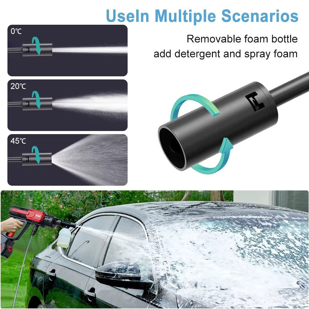 Cordless High-Pressure Car Washer with Brushless Motor (100 Bar)
