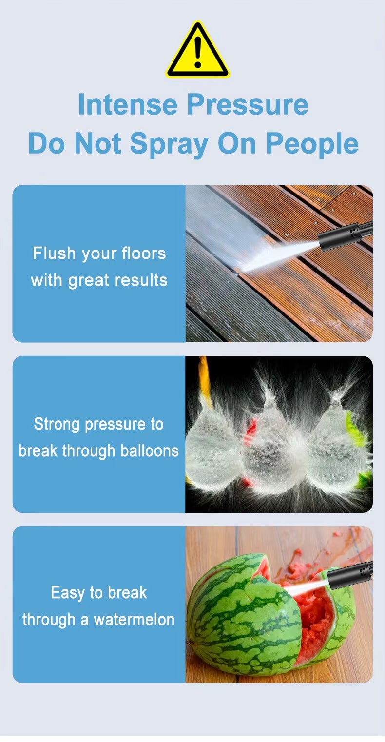 Cordless High-Pressure Car Washer with Brushless Motor (100 Bar)