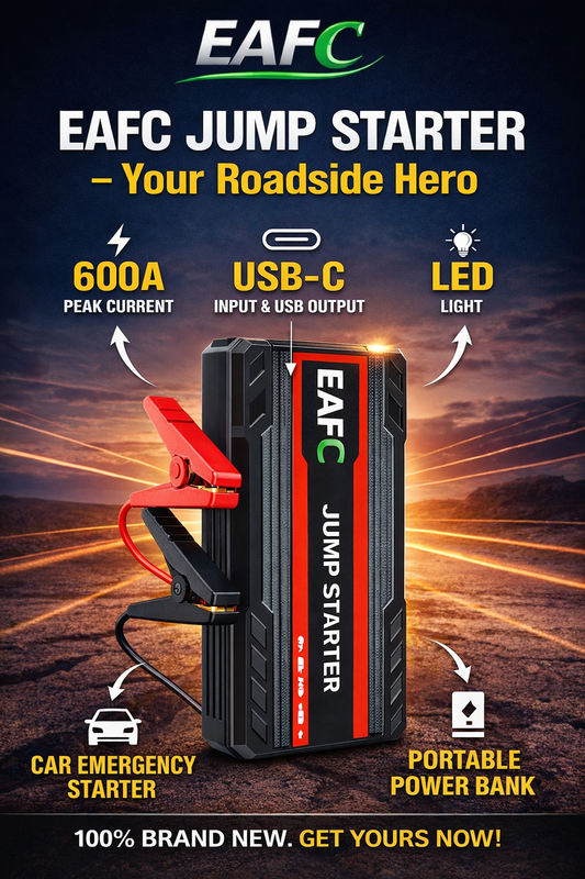 600A Portable Car Jump Starter & Power Bank